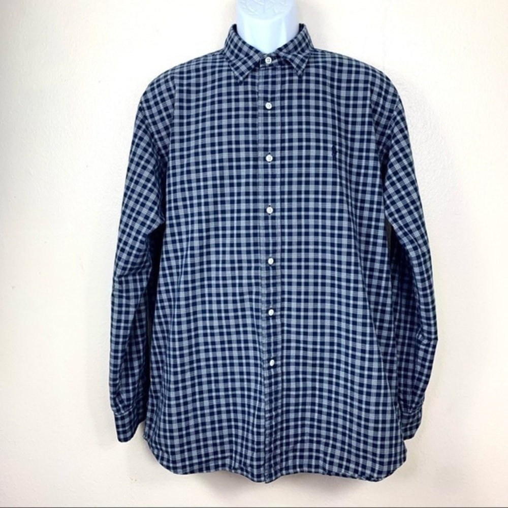 Polo Ralph Lauren Men’s Shirt Blue Plaid Sz L